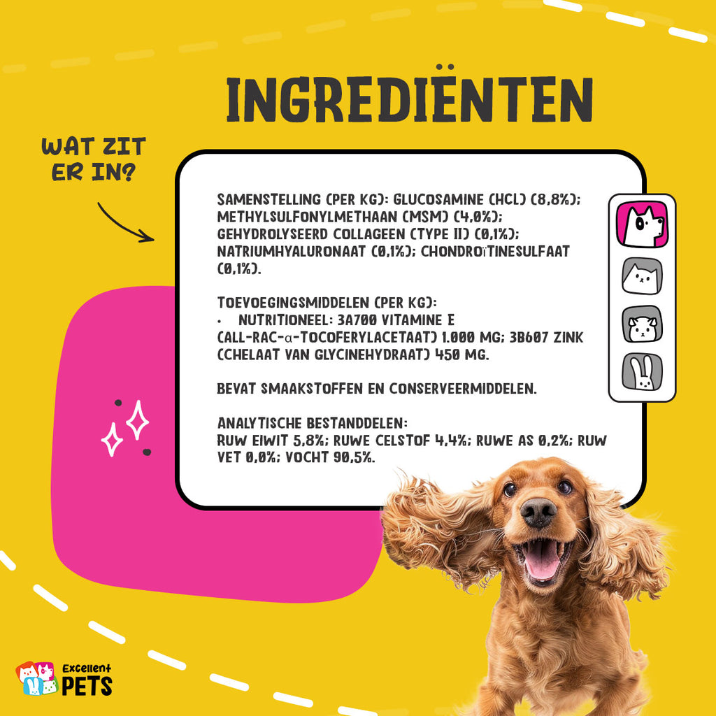 Excellent Pets Dog Flex 500 ml - Gewrichtsvloeistof voor Honden