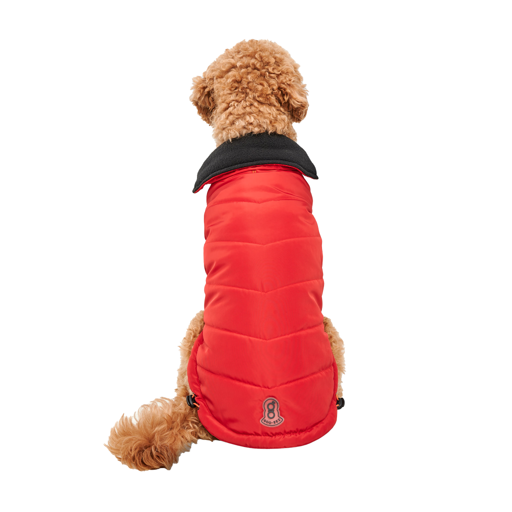 Goo-eez Mock Neck Signature Wrap Jacket XXL Rood/Zwart
