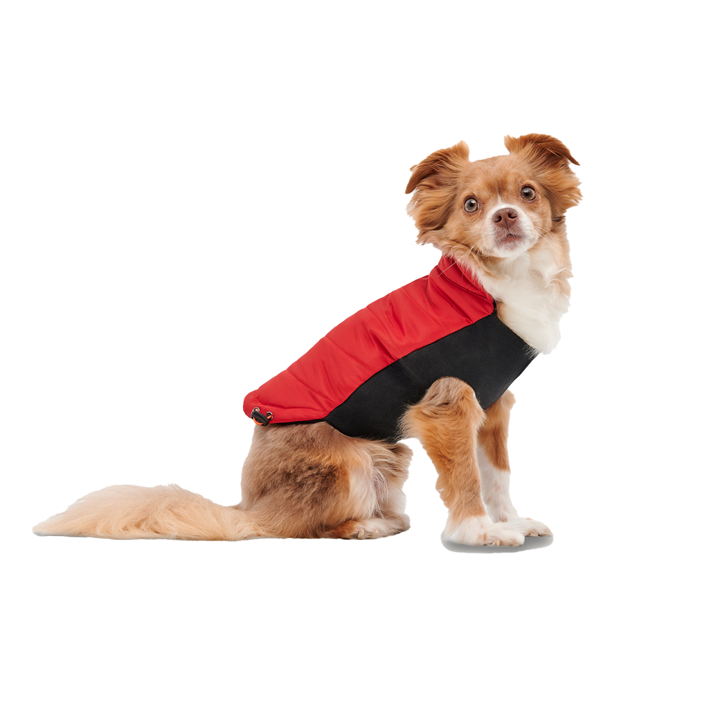 Goo-eez Mock Neck Signature Wrap Jacket XXL Rood/Zwart