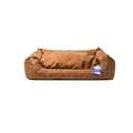 Let's Sleep Sweet Dreams Hondenmand Met Kussen XL Cognac