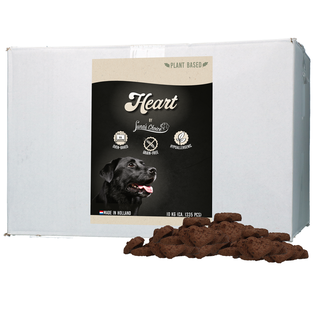Luna's Choice Plant Based Snack Grootverpakking Heart 10 kg