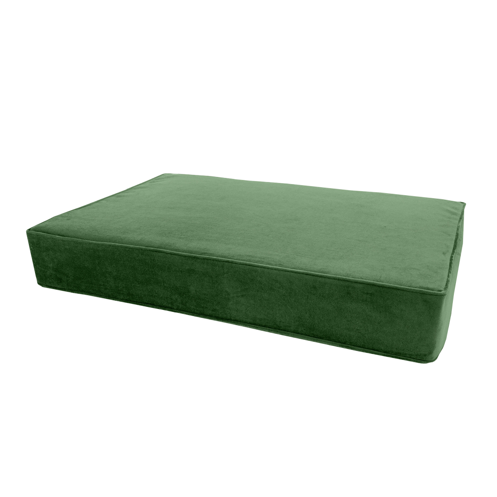 Madison Orthopedisch Kussen Velvet Groen - Maat S