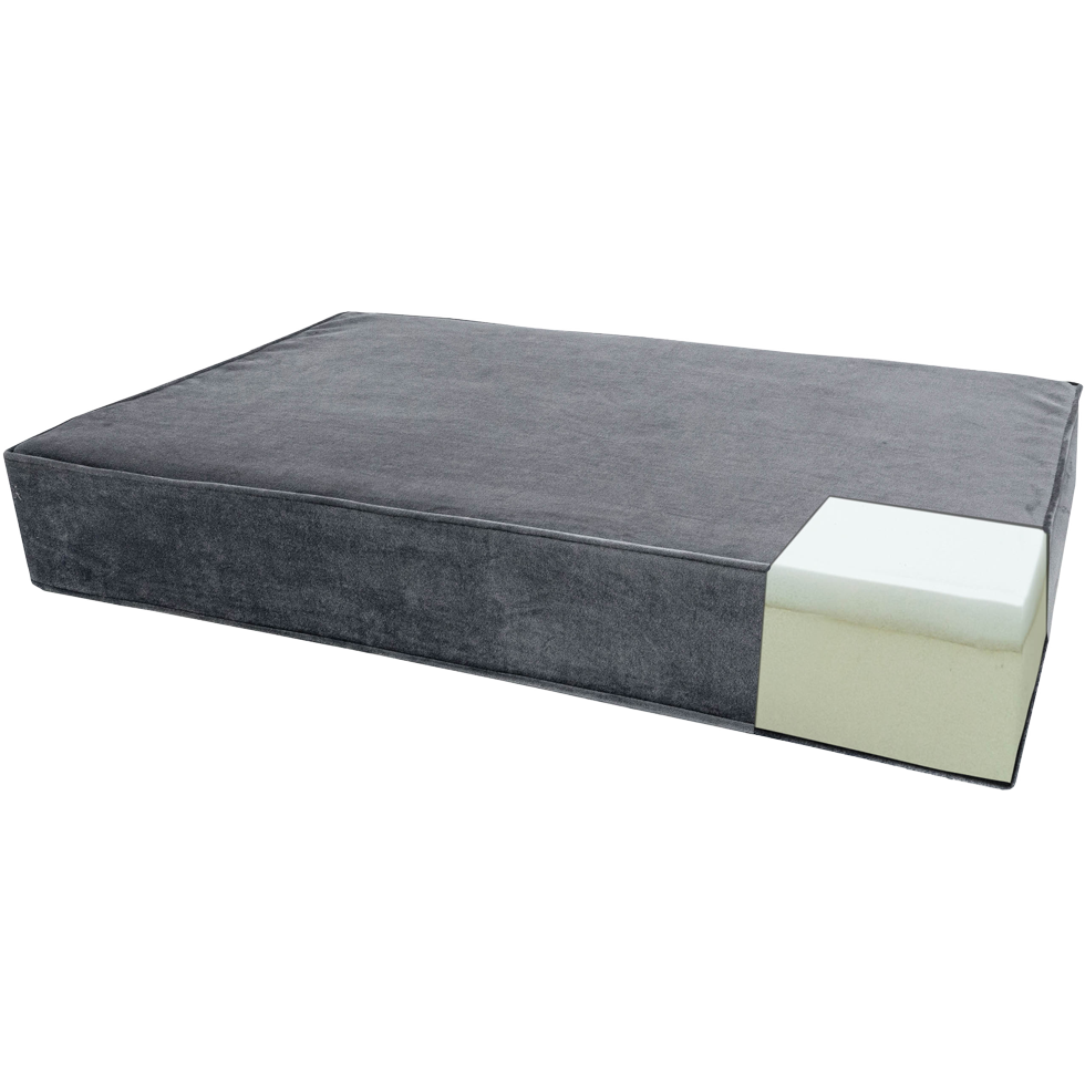Madison Orthopedisch Kussen Velvet Groen - Maat S