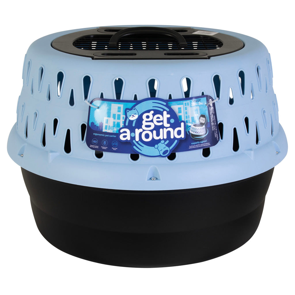 Petmate Get-A-Round Reismand voor Katten Blauw