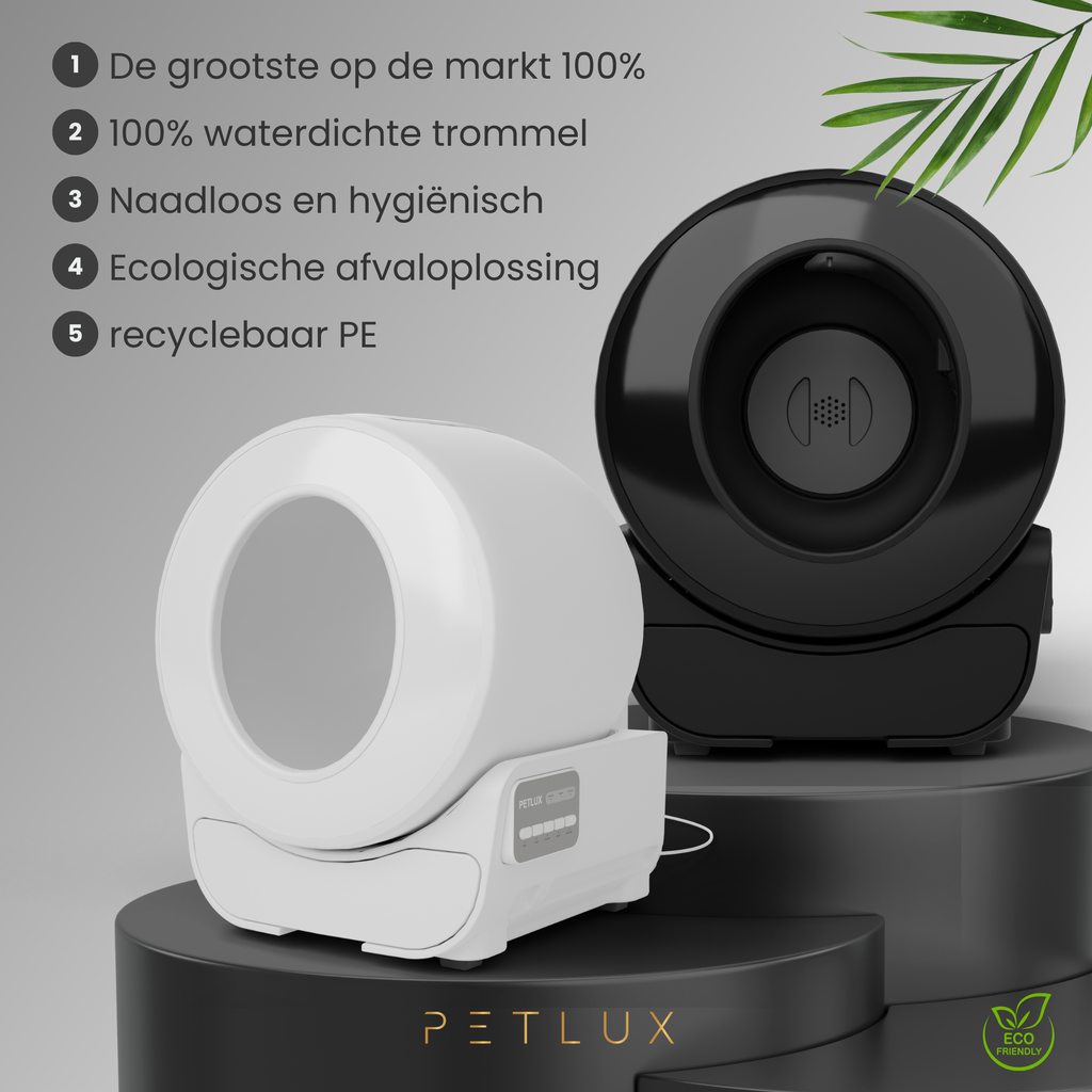 Petlux V3 Automatische Kattenbak Wit
