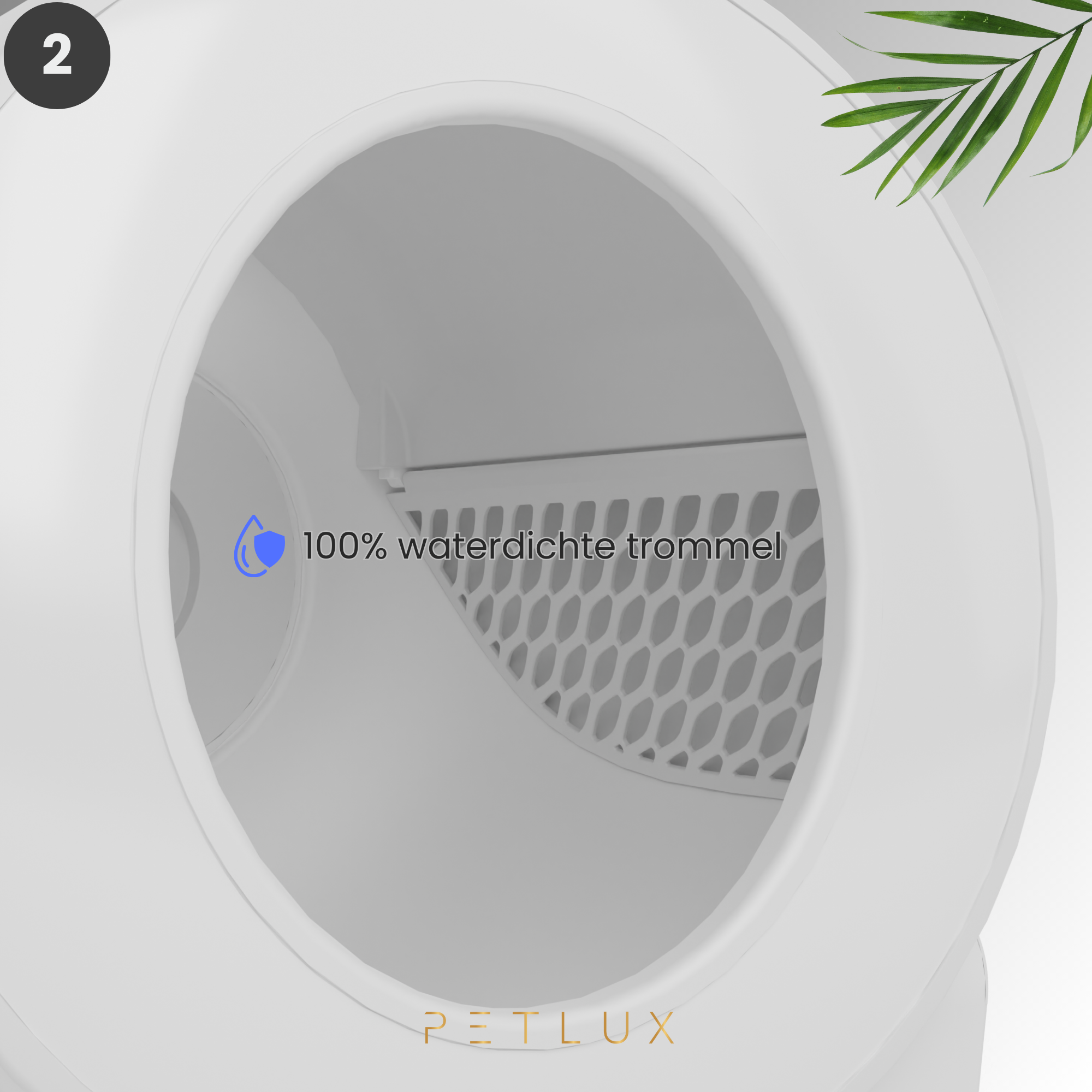 Petlux V3 Automatische Kattenbak Wit