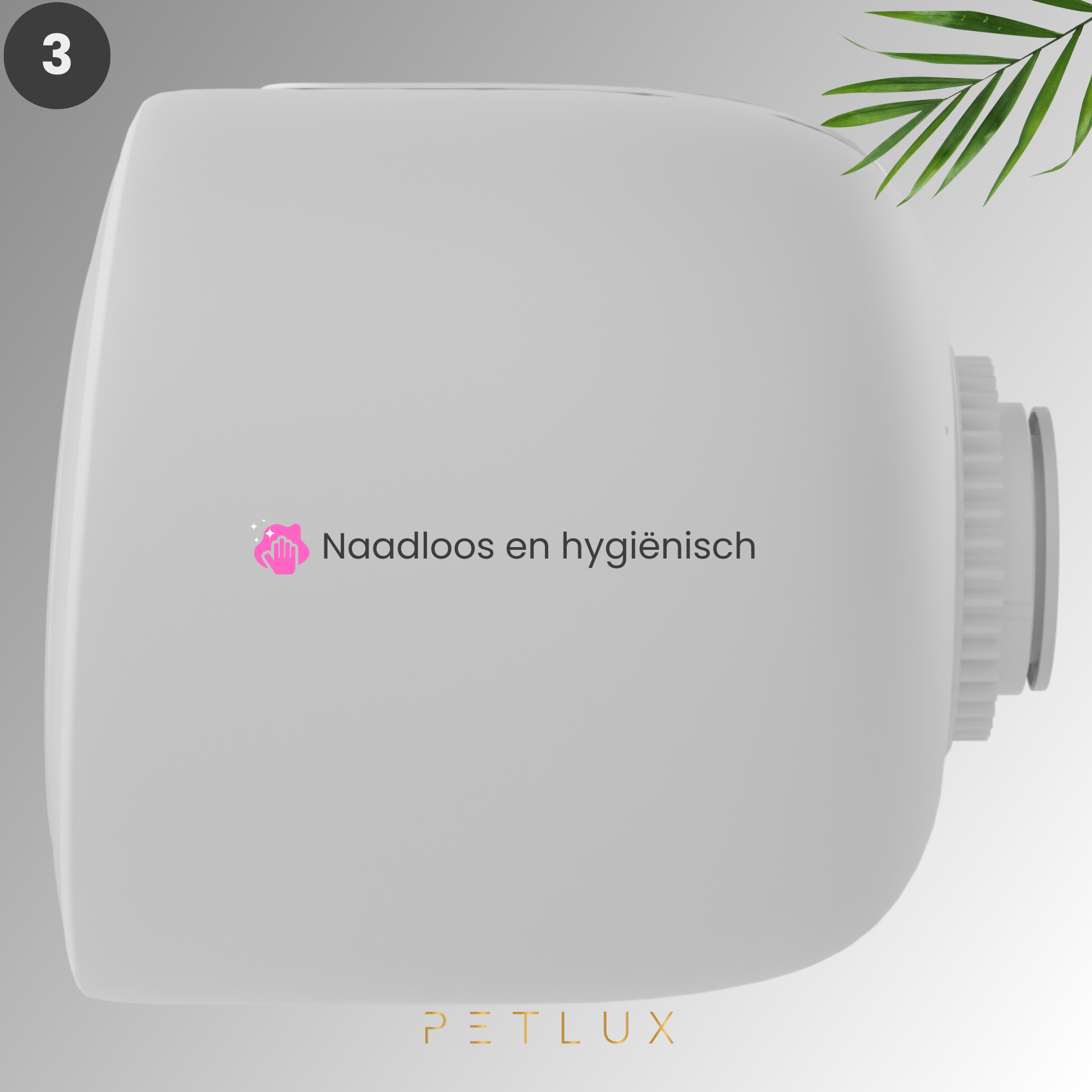Petlux V3 Automatische Kattenbak Wit