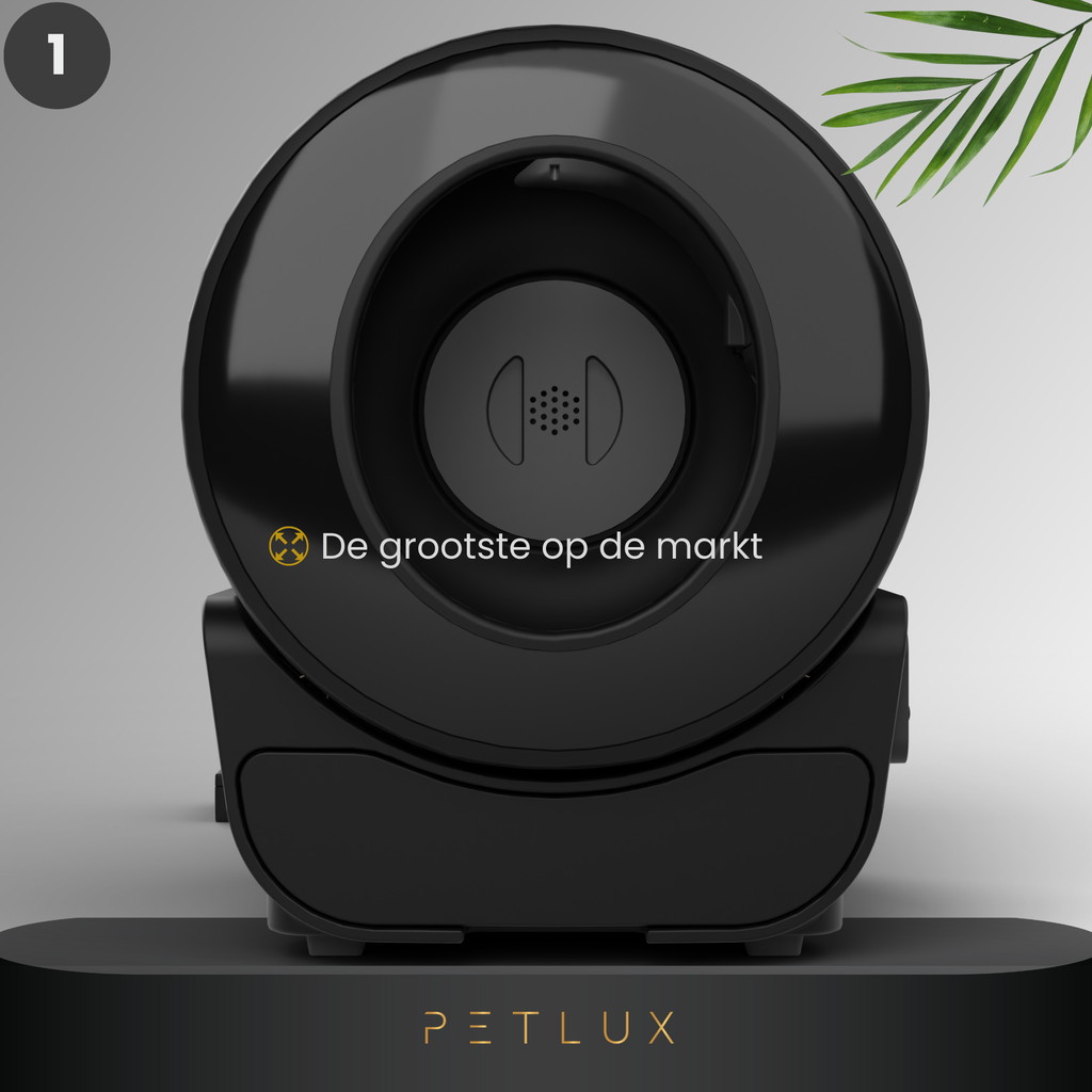 Petlux V3 Automatische Kattenbak Zwart