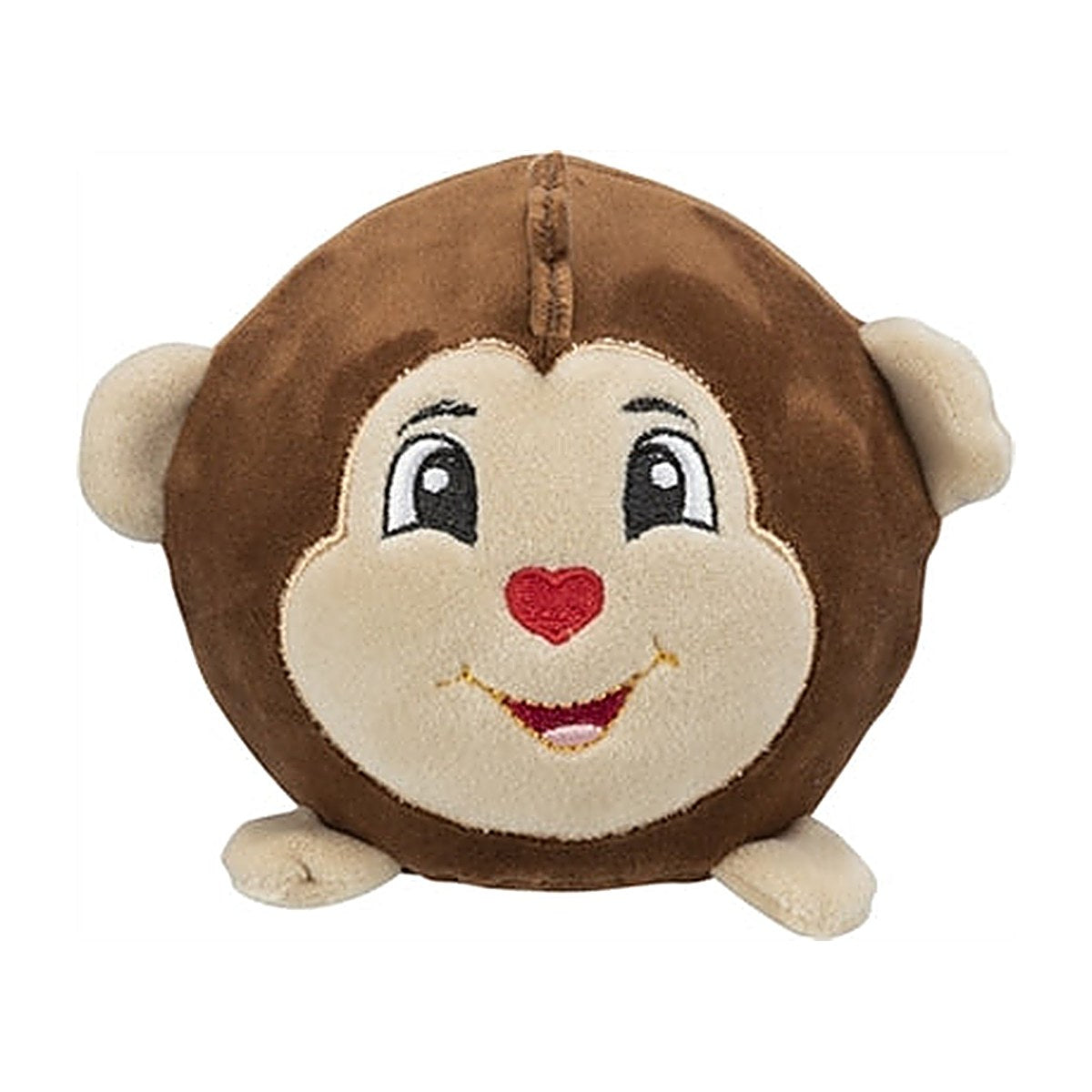 Trixie Aap Rond Pluche 11 cm 2 stuks