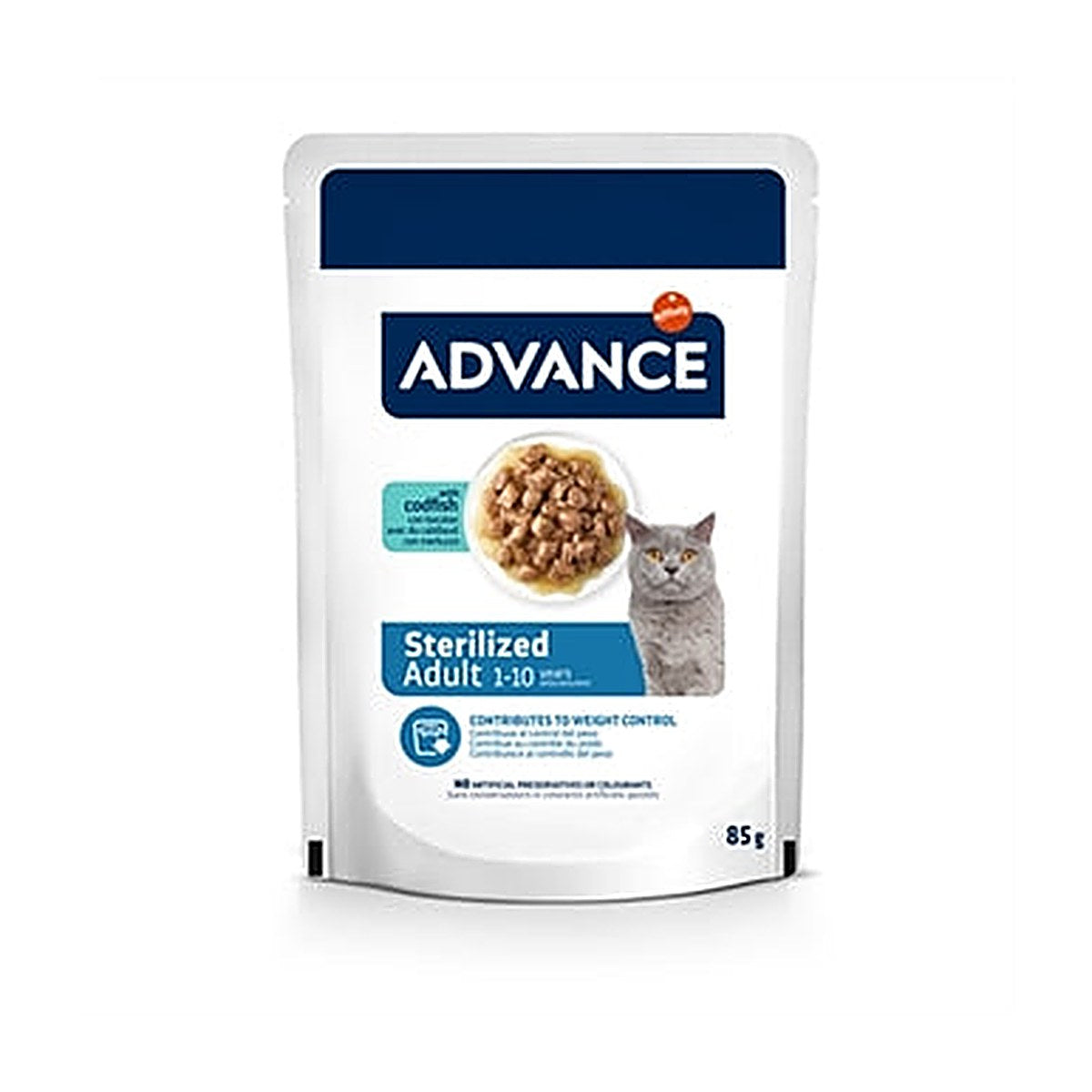 Advance Cat Sterilized Codfish 12x85 gram