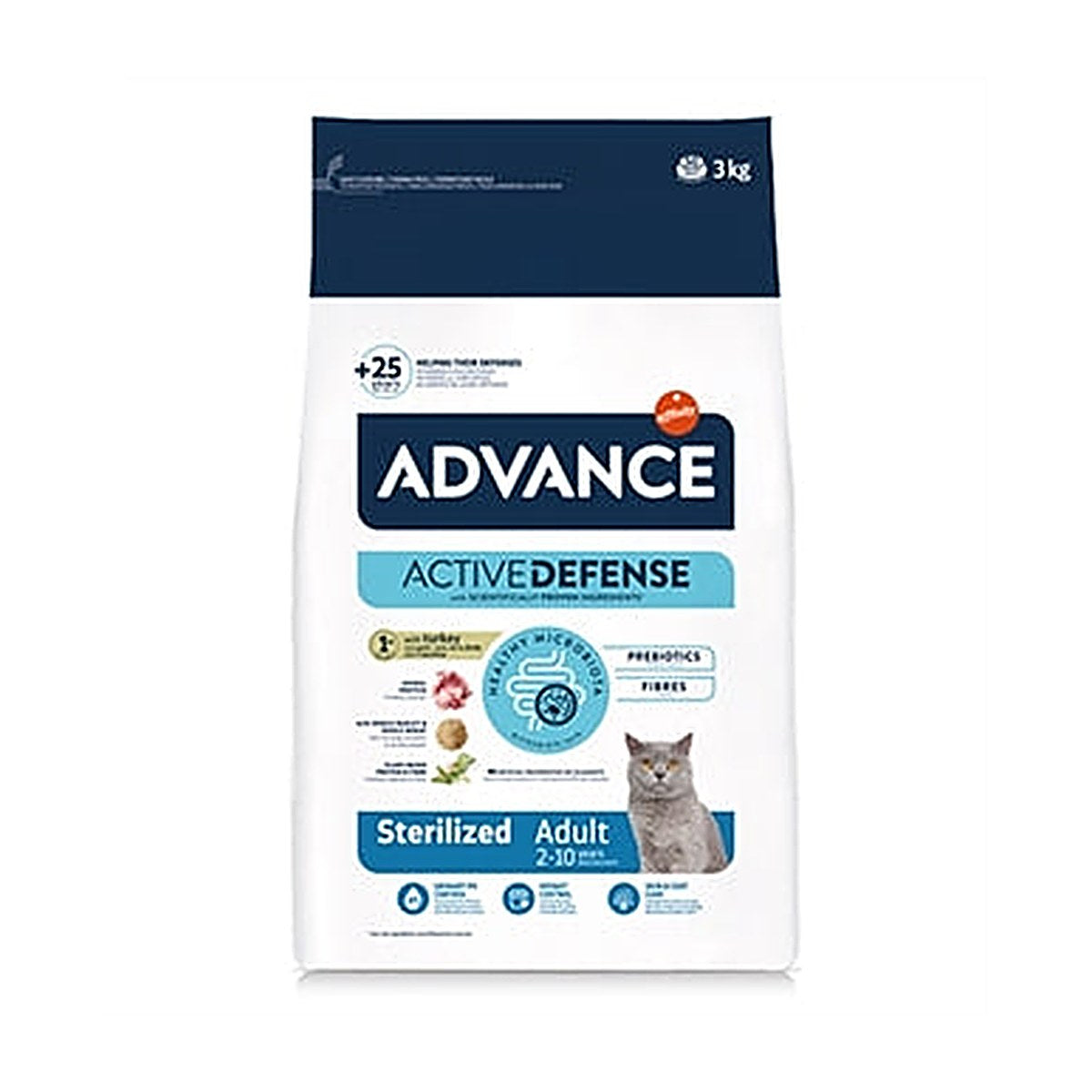 Advance Cat Sterilized Turkey 3 kg