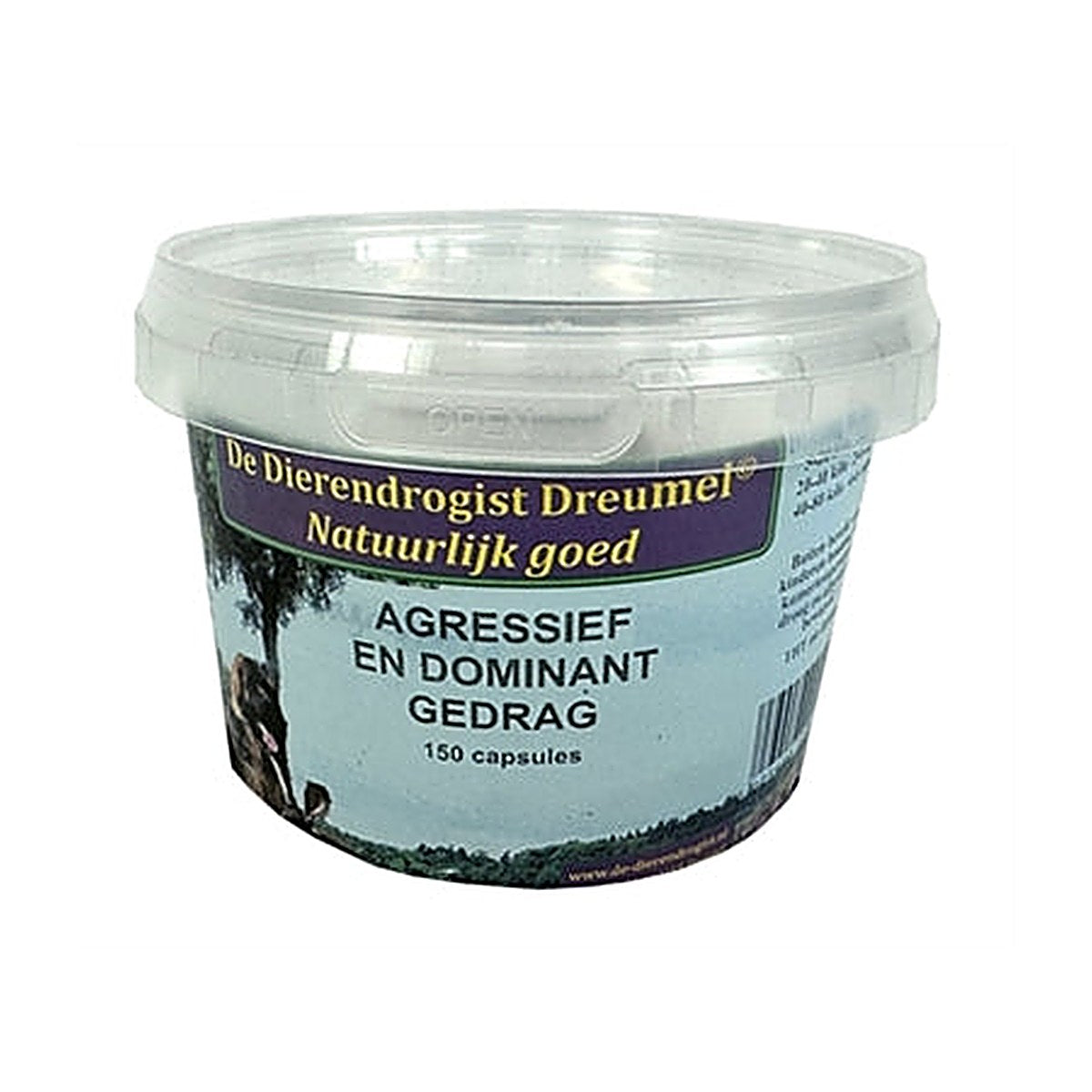 Dierendrogist Agressief/dominant Caps 150 stuks