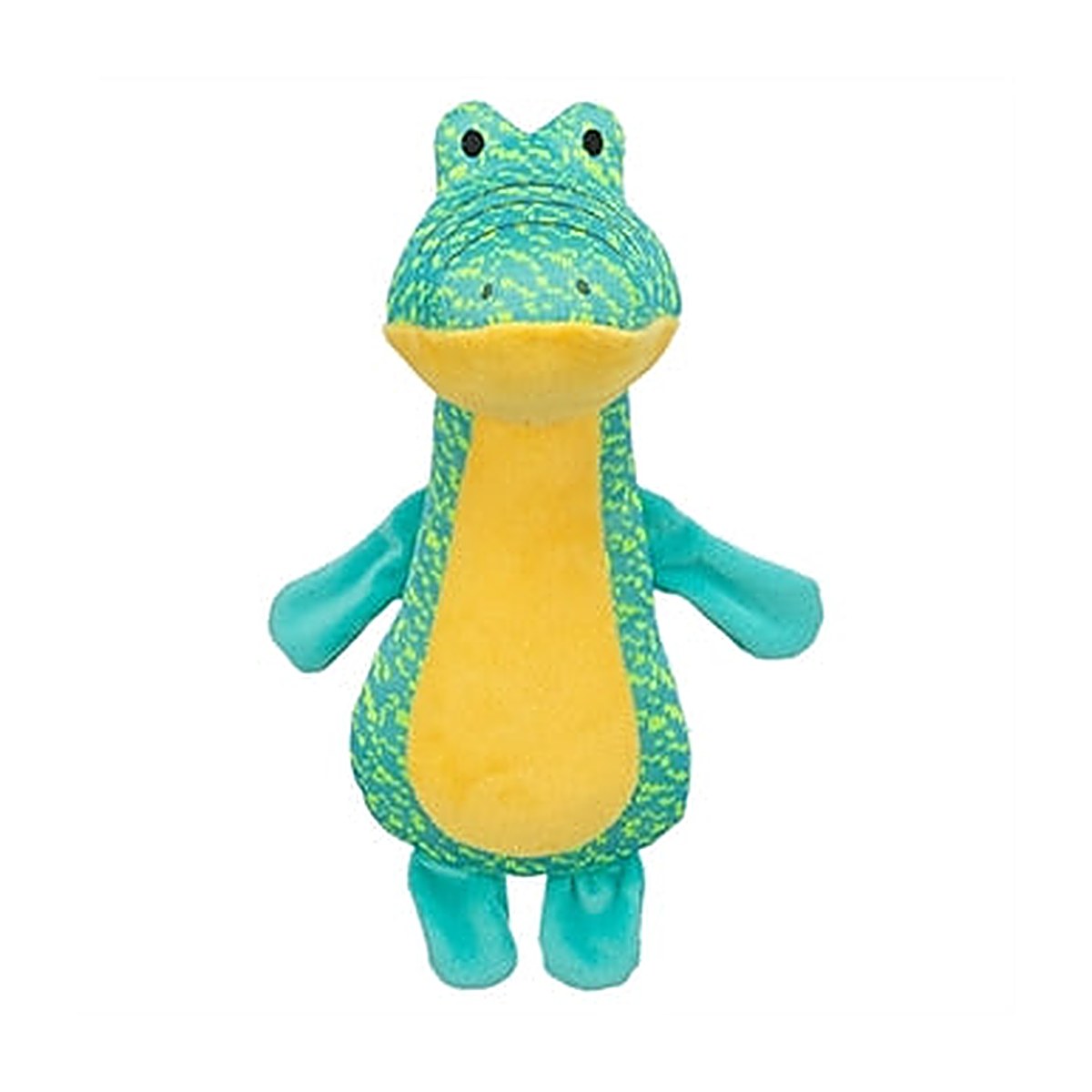 Trixie Alligator Stof Groen/Geel 29 cm