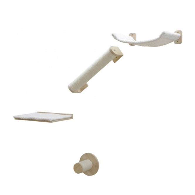 Kerbl Kletterwand Alps 4-delig - Katwandmodule met Sisal