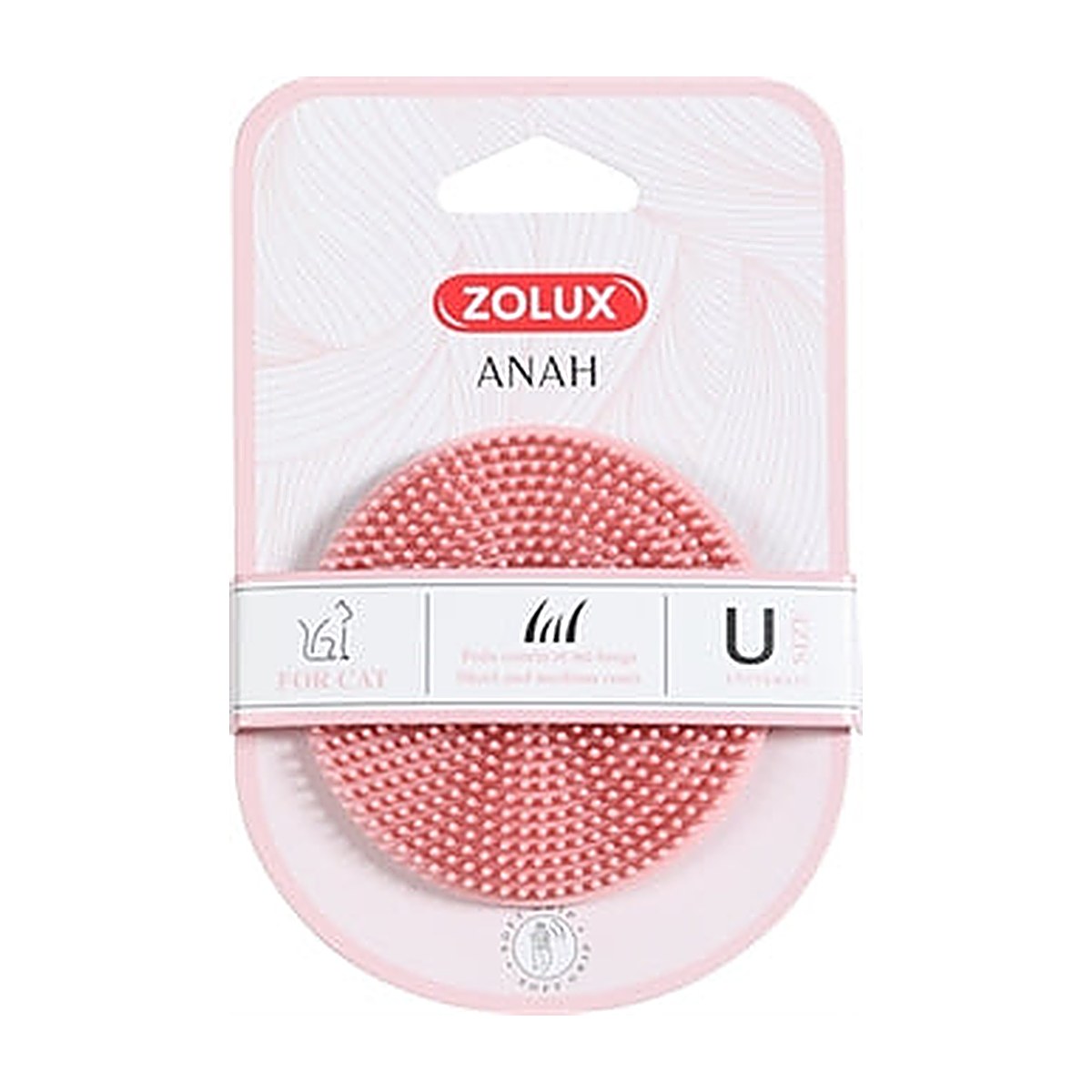 Zolux Anah Borstel Rubber Rond 7,5x3 cm