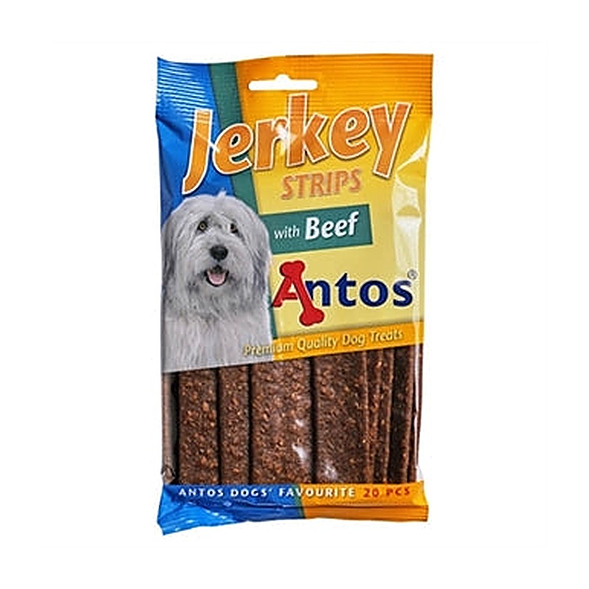 Antos Jerkey Strips Rund 20 stuks