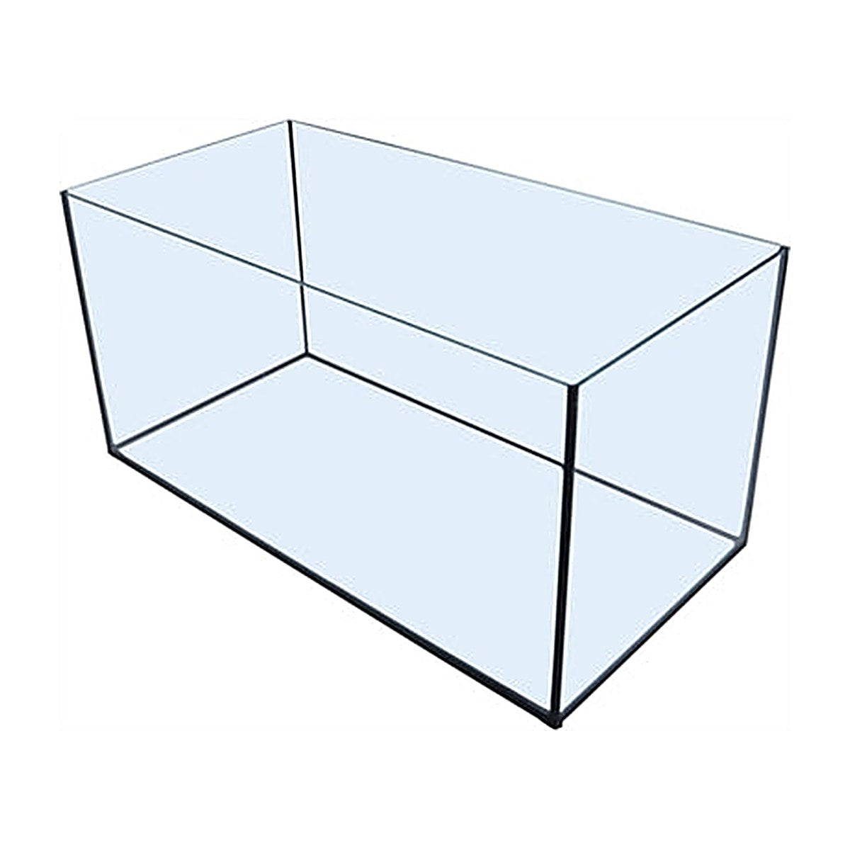 Aquarium+zwarte Kit 60x30x30 cm