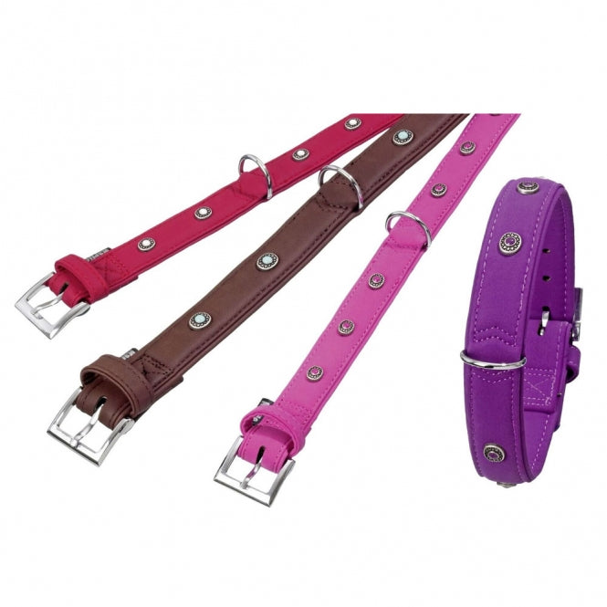 Karlie Art Buffalo Deco Halsband - Rood - 55cm / 30mm