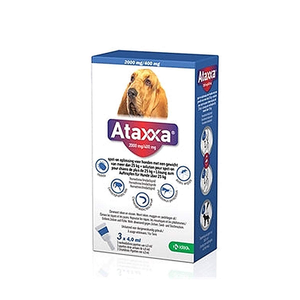 Krka - Ataxxa Spot On Hond >25 kg 3PIP