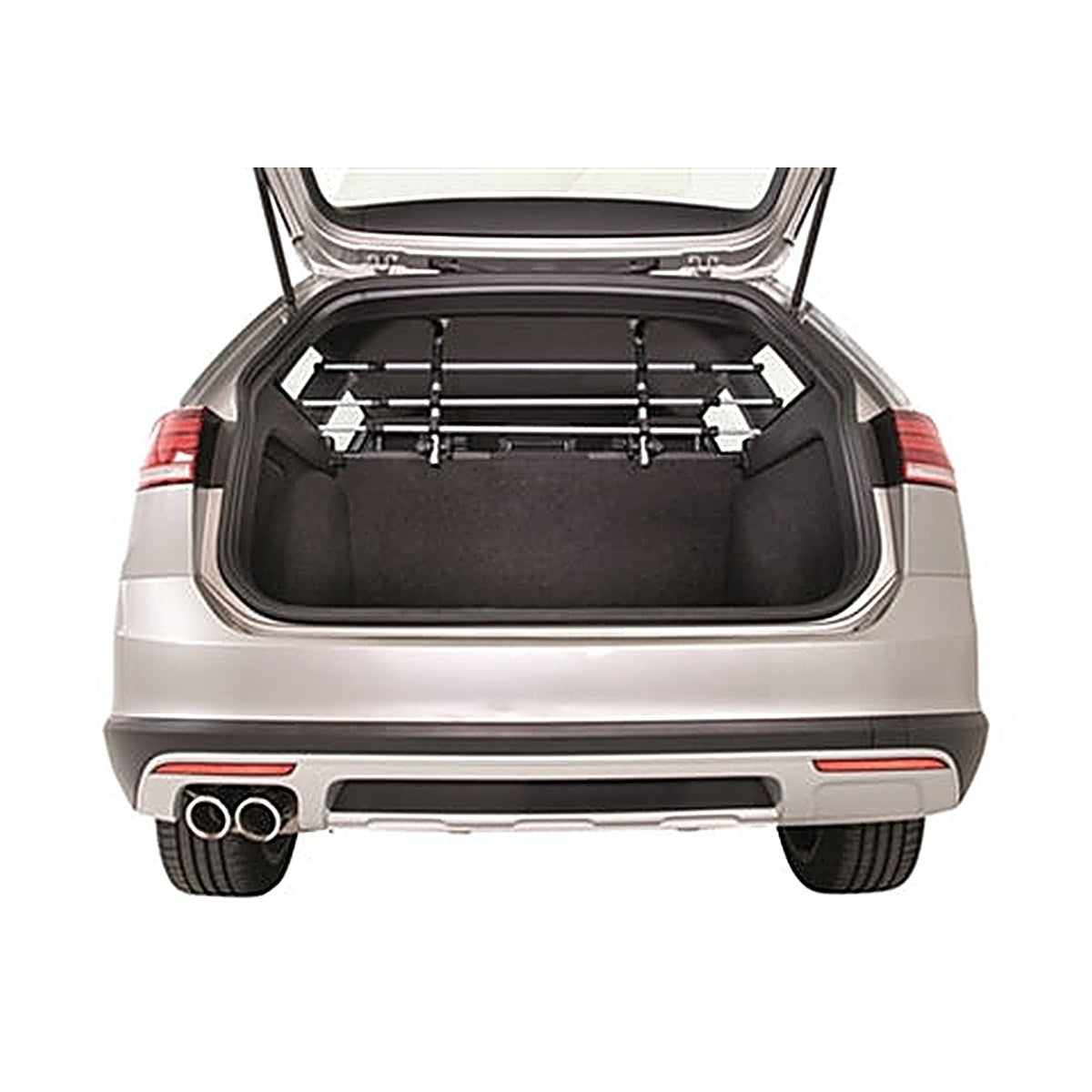 Trixie Autorek Zilver/Zwart 96-163X34-48 cm