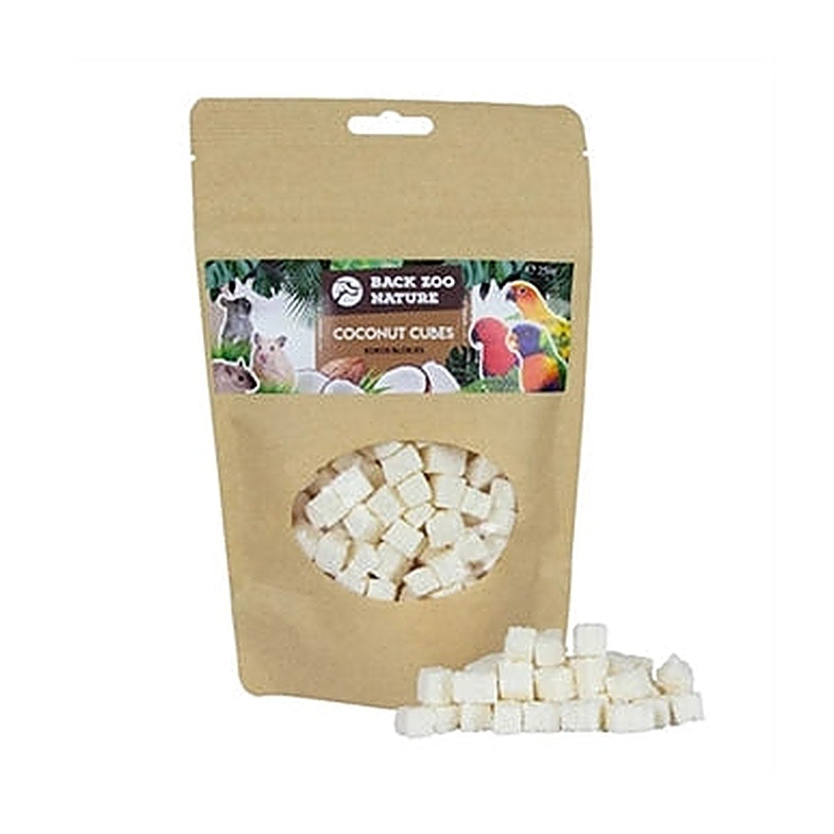 Back Zoo Nature Coconut Cubes 250 gram