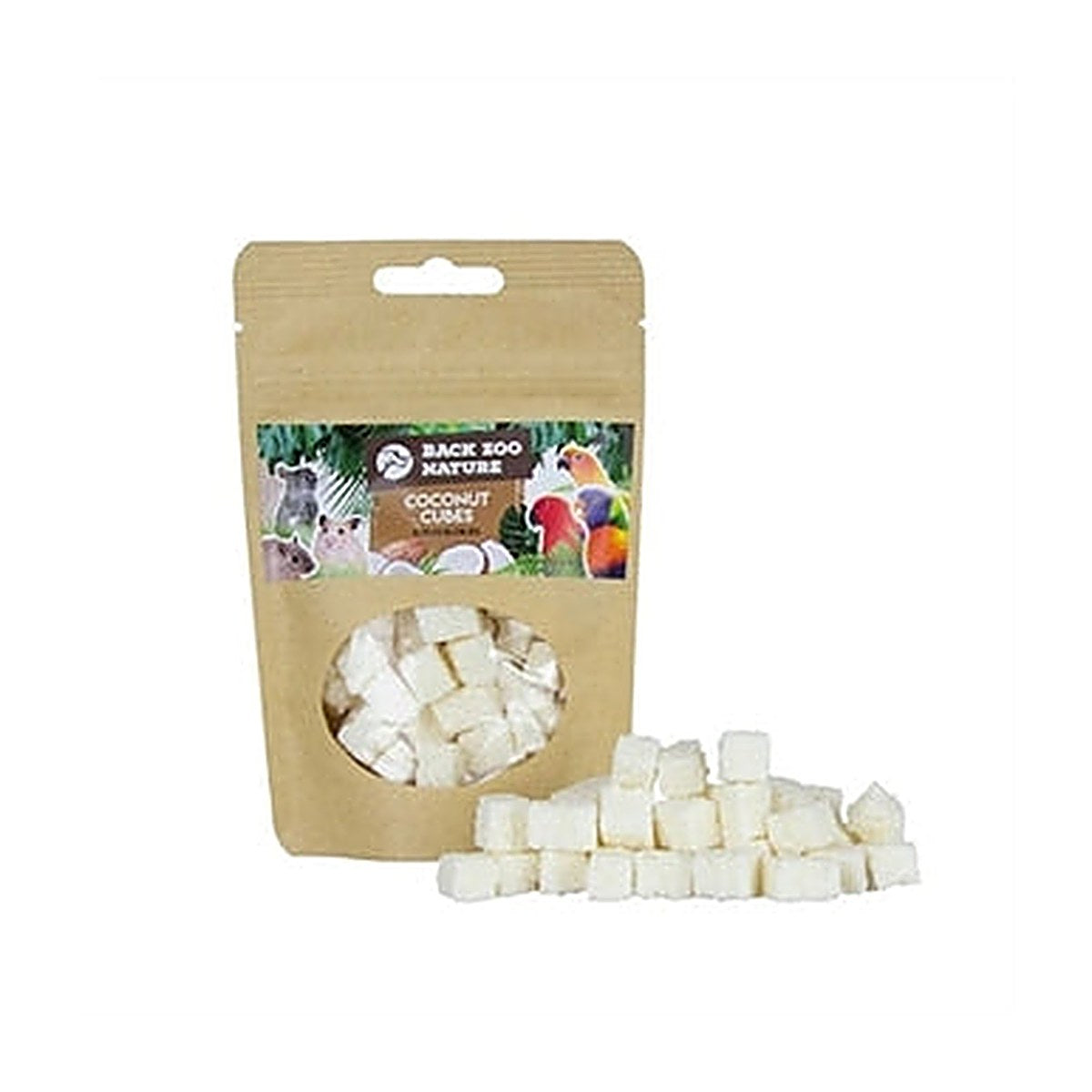 Back Zoo Nature Coconut Cubes 50 gram