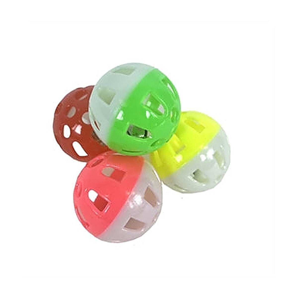 Zolux Bal Met Bel Ass 3 cm 4 stuks