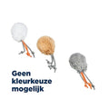 Trixie Bal Met Touwtjes Ass 4 cm 100 stuks