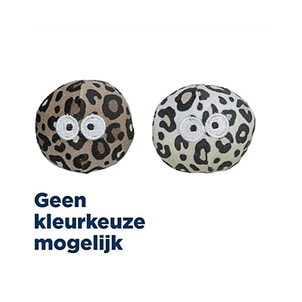Trixie Bal+ogen Panterprint Ass 5,5 cm 2 stuks