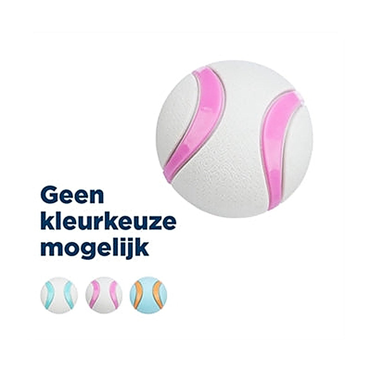 Trixie - Bal Tpr Lime/Blauw 6x6x6 cm 3 stuks