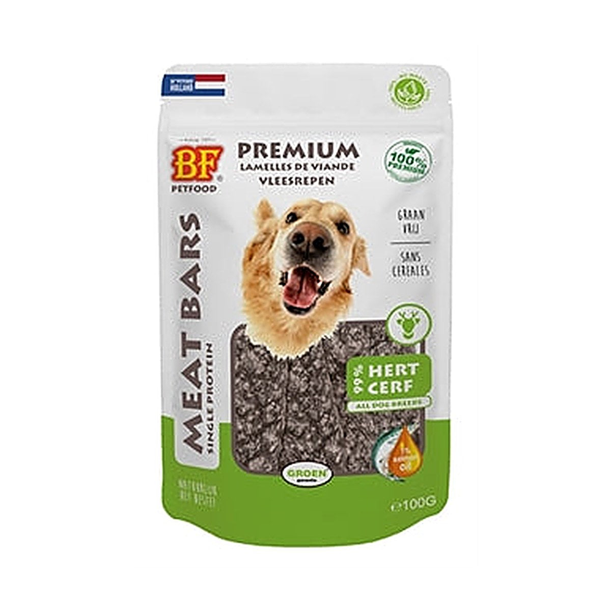 Bf Meat Bars Hert 100 gram