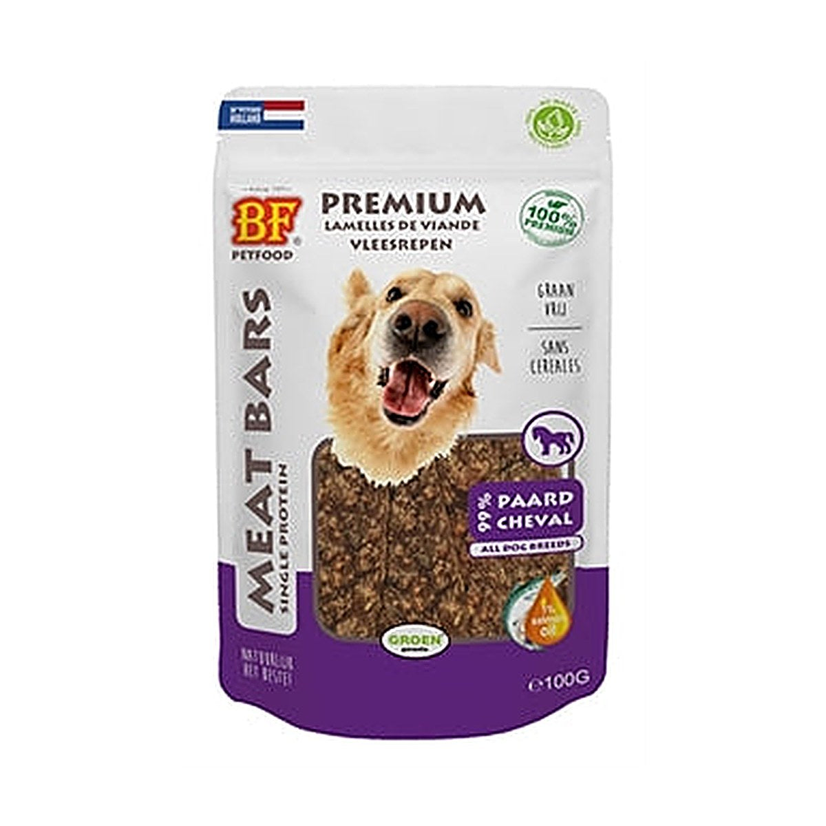 Bf Meat Bars Paard 100 gram