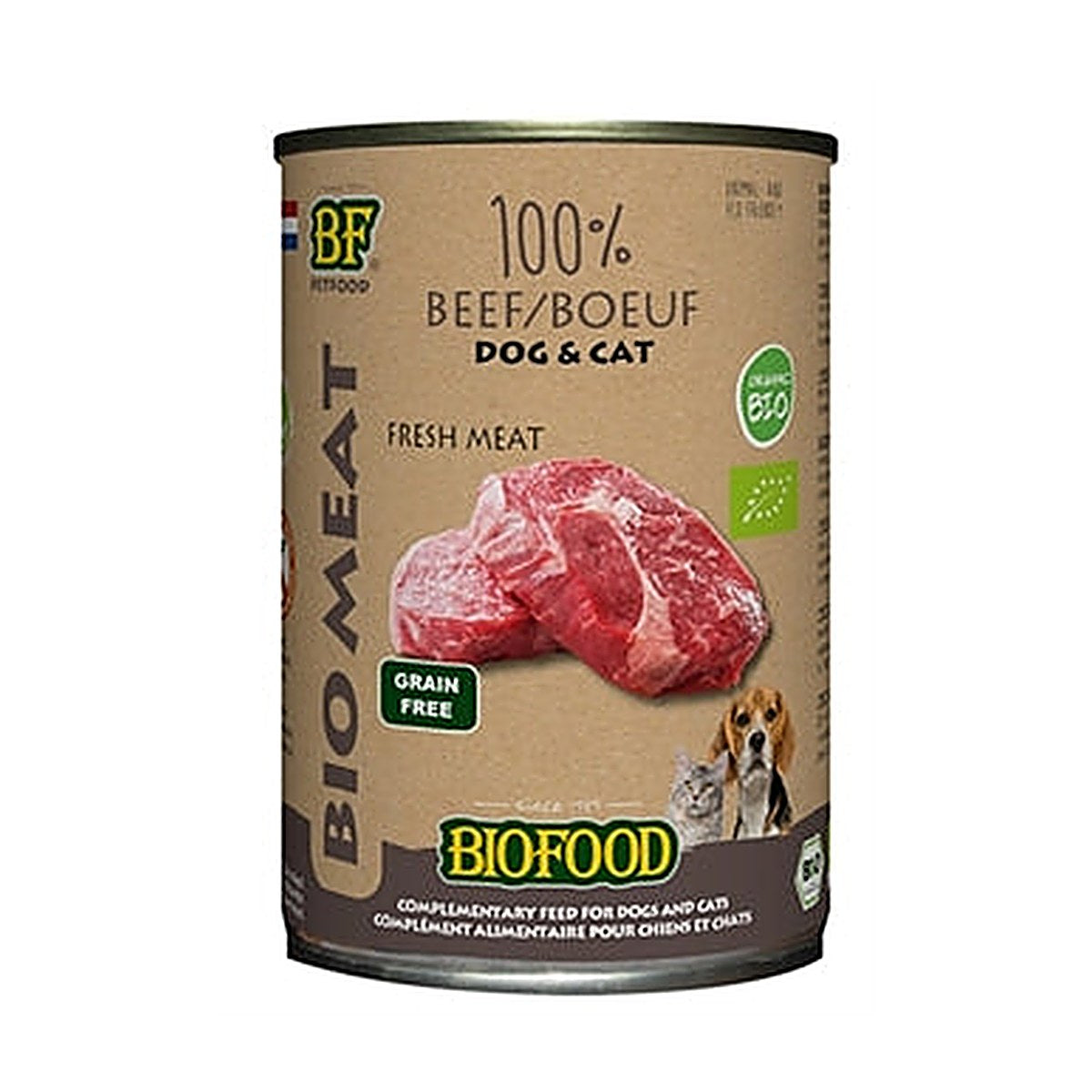 Bf Organic 100% Rund 12x400 gram