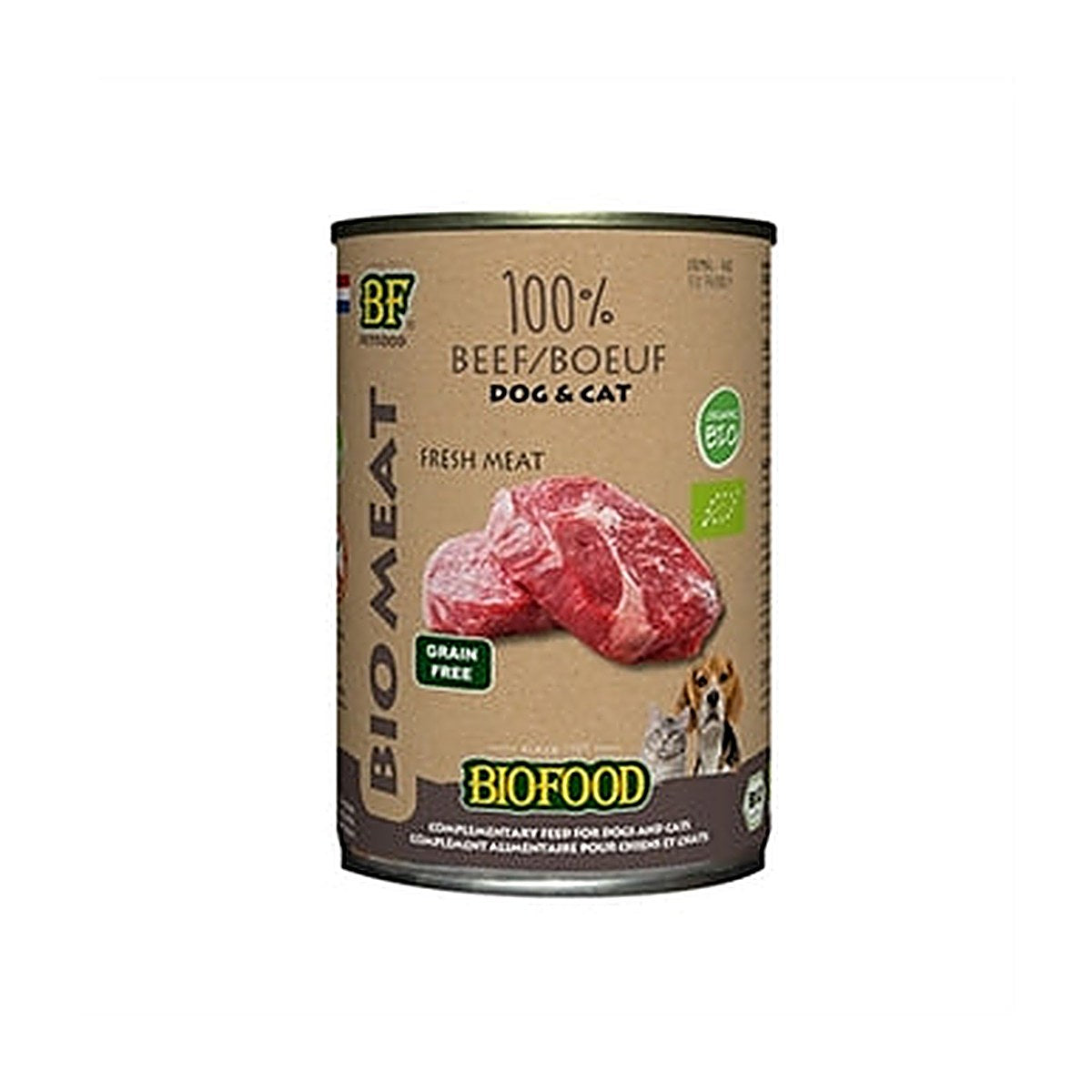Bf Organic Rund Menu 12x400 gram
