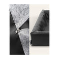 Bia-3 Kunstl Hoes Sq Zwart 70x60 cm