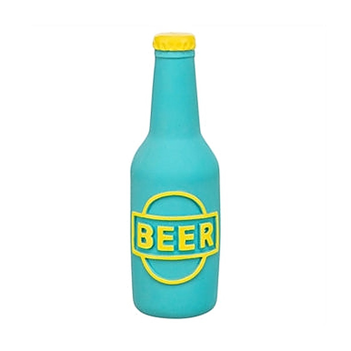 Trixie Bierfles Latex Blauw/Geel 12,5 cm