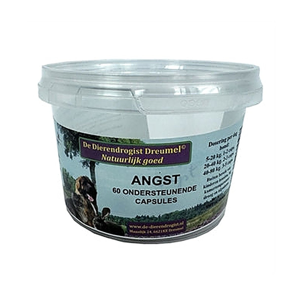 Dierendrogist Bij Angst Capsules 60 stuks