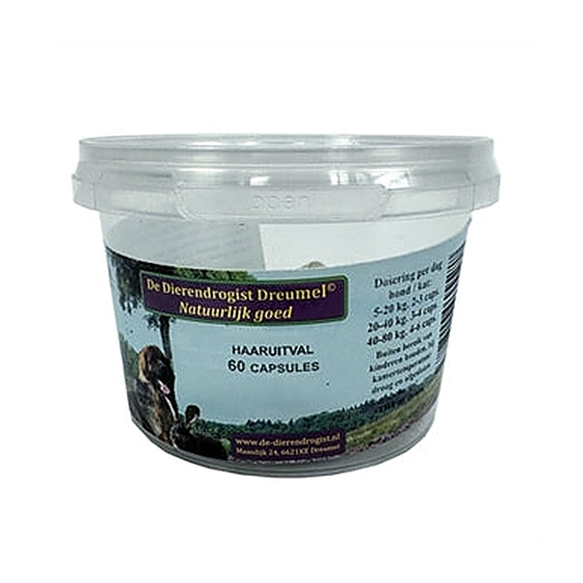 Dierendrogist Bij Haaruitval Capsules 60 stuks