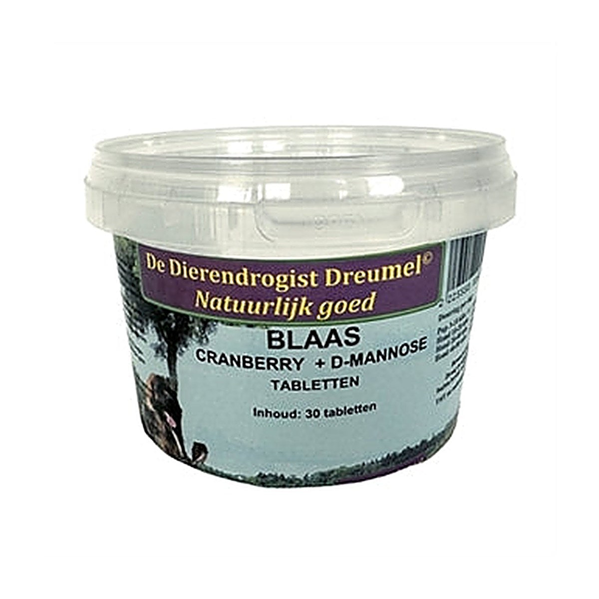 Dierendrogist Blaas/cranberry/d-mannose 30 tabletten