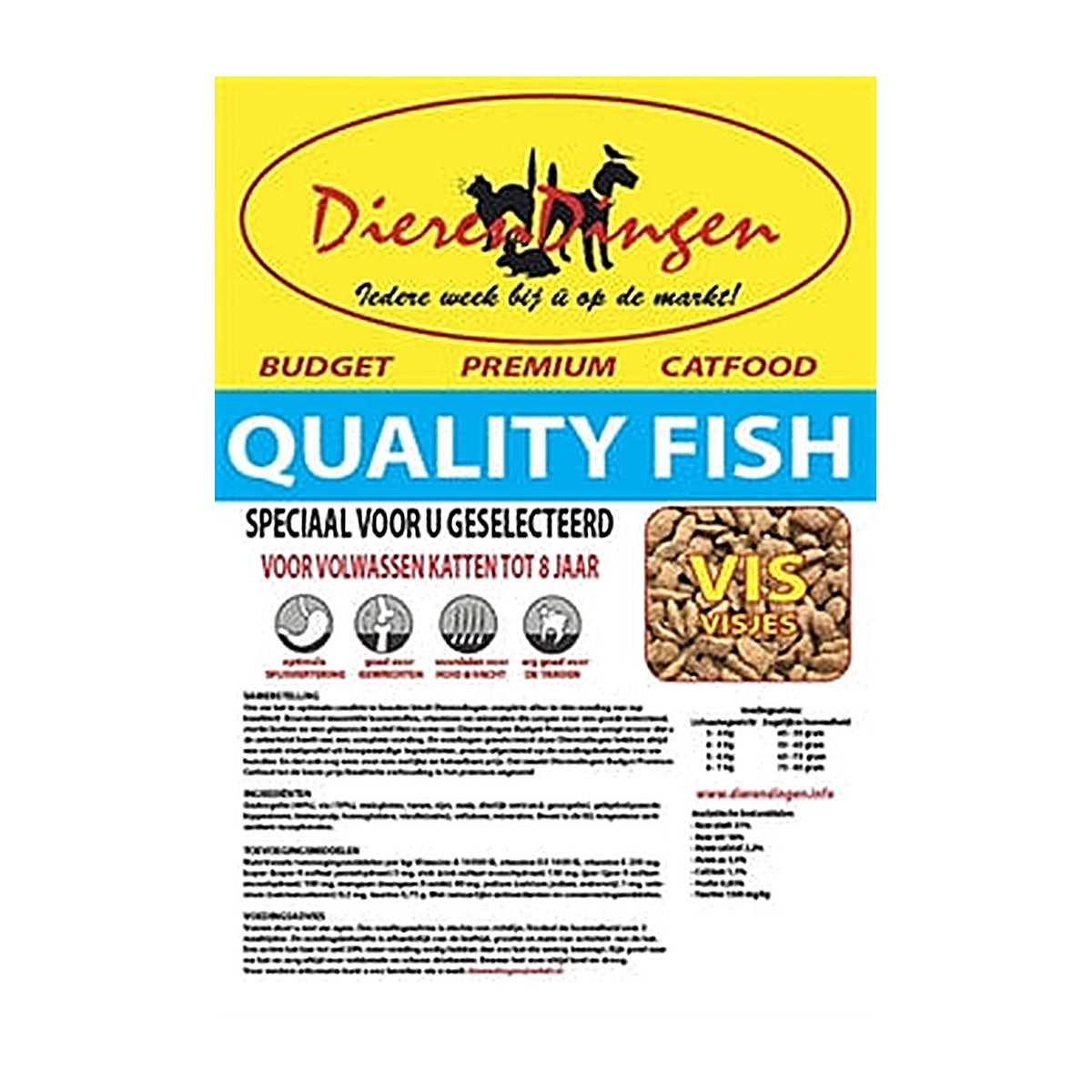 Budget Premium Cat Qual Fish 15 kg