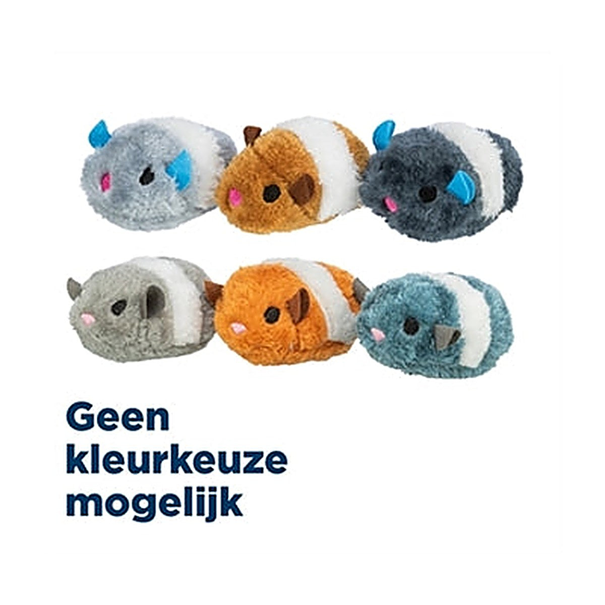 Trixie Bungelspeeltje Ass 8 cm 12 stuks
