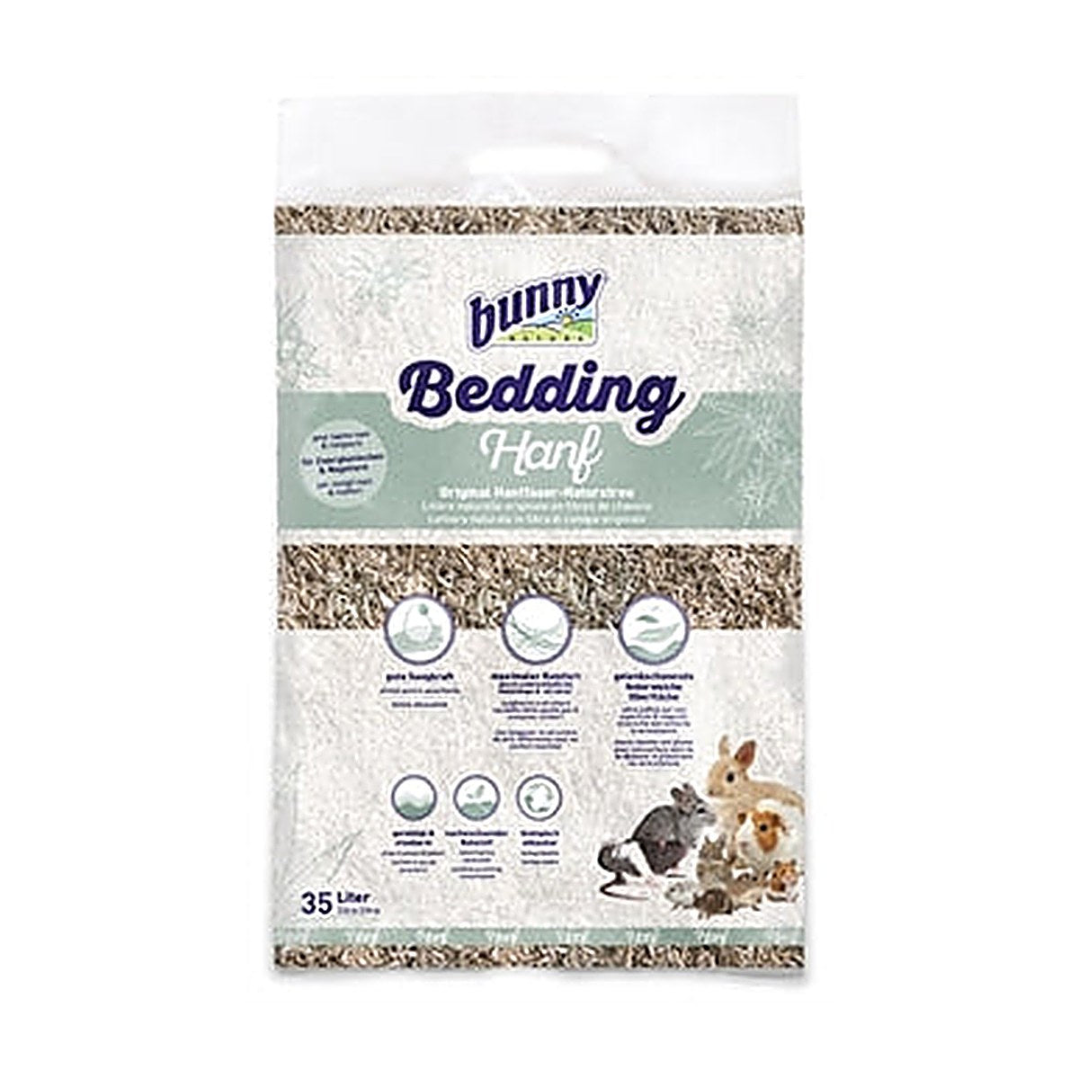 Bunnybedding Hanf Hennepvezel 35 liter