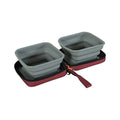 Zolux Bvk Opvouwbare Bak Rood 2x700 ml