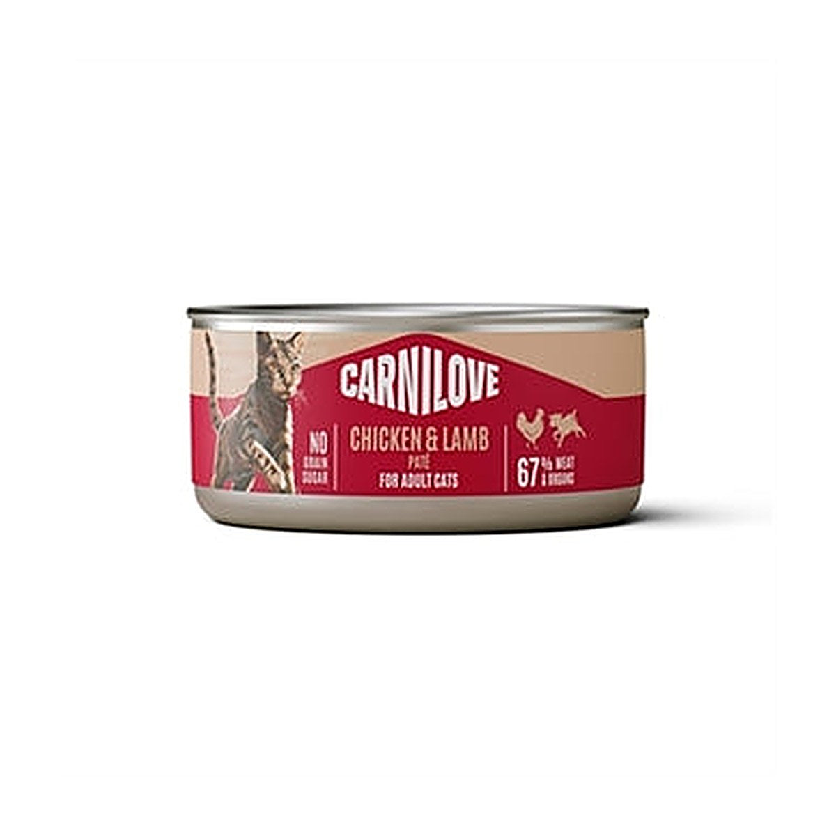 Carnilove Carnil Blik Chicken/lamb 12x100 gram