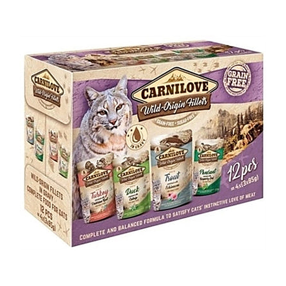 Carnilove Cat Pouch Mp 12x85 gram