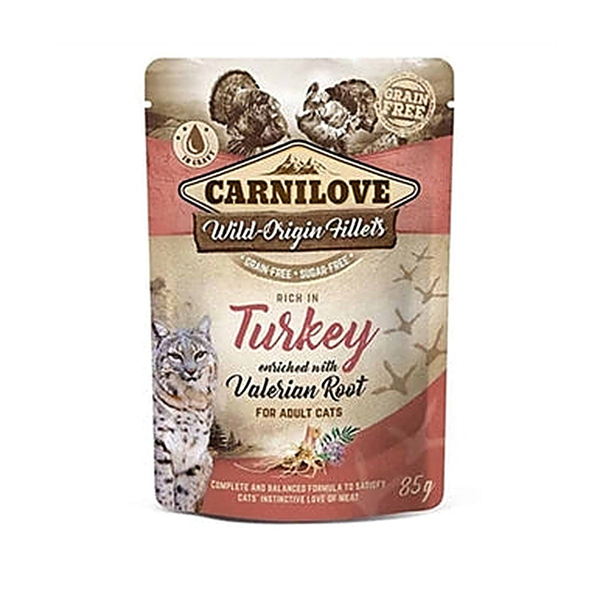 Carnilove Cat Pouch Turkey 24X85