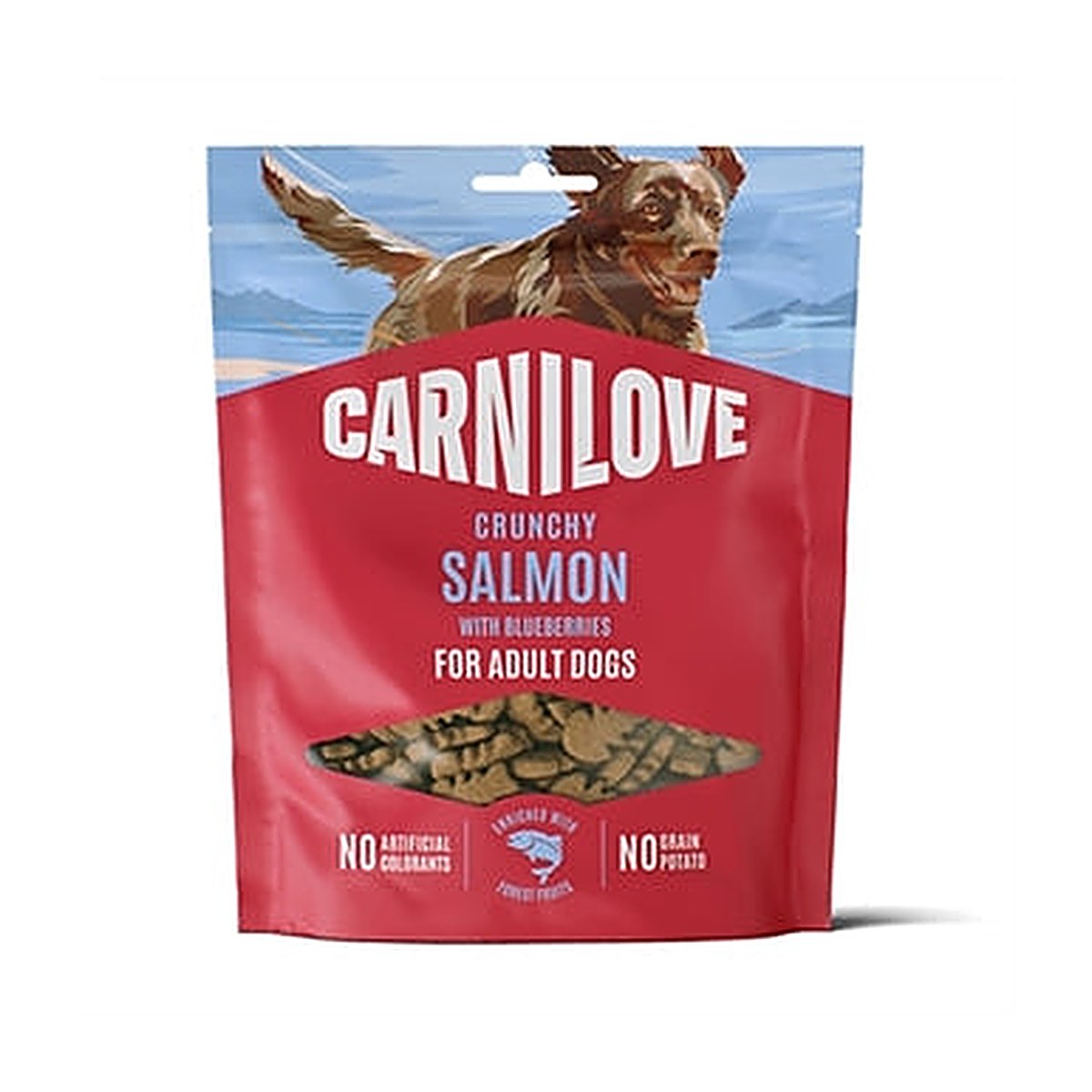 Carnilove Crunchy Snack Salmon/blueberr 200 gram