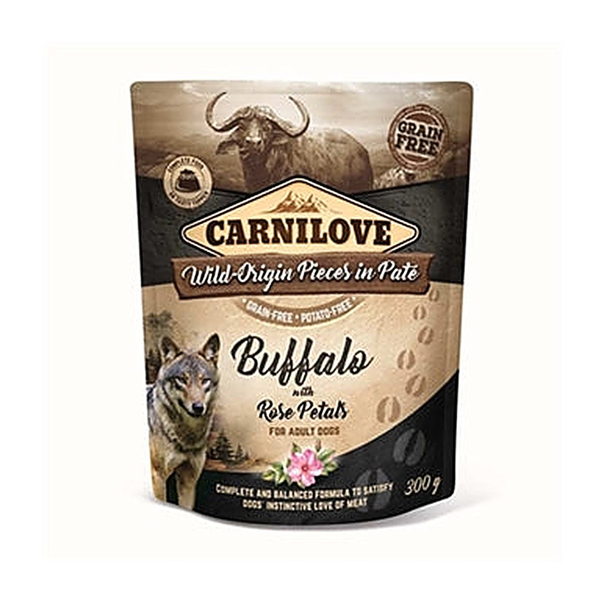 Carnilove Dog Pouch Buffal 12X30