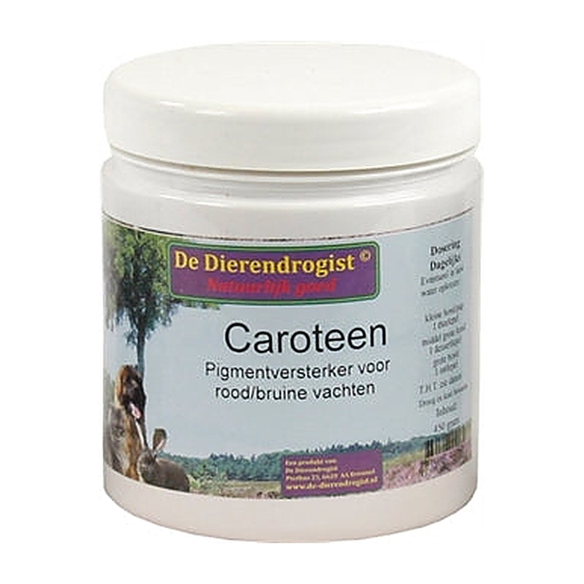 Dierendrogist Caroteen Pigmentversterk 450 gram