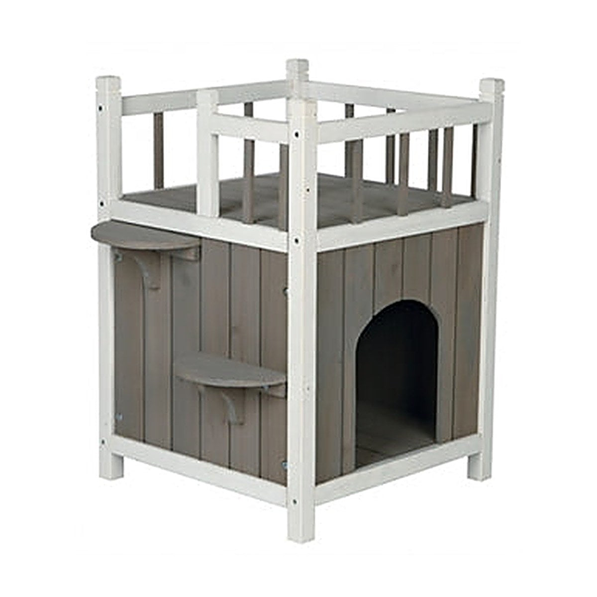 Trixie Cat's Home Balkon Grijs/Wit 45x65x45